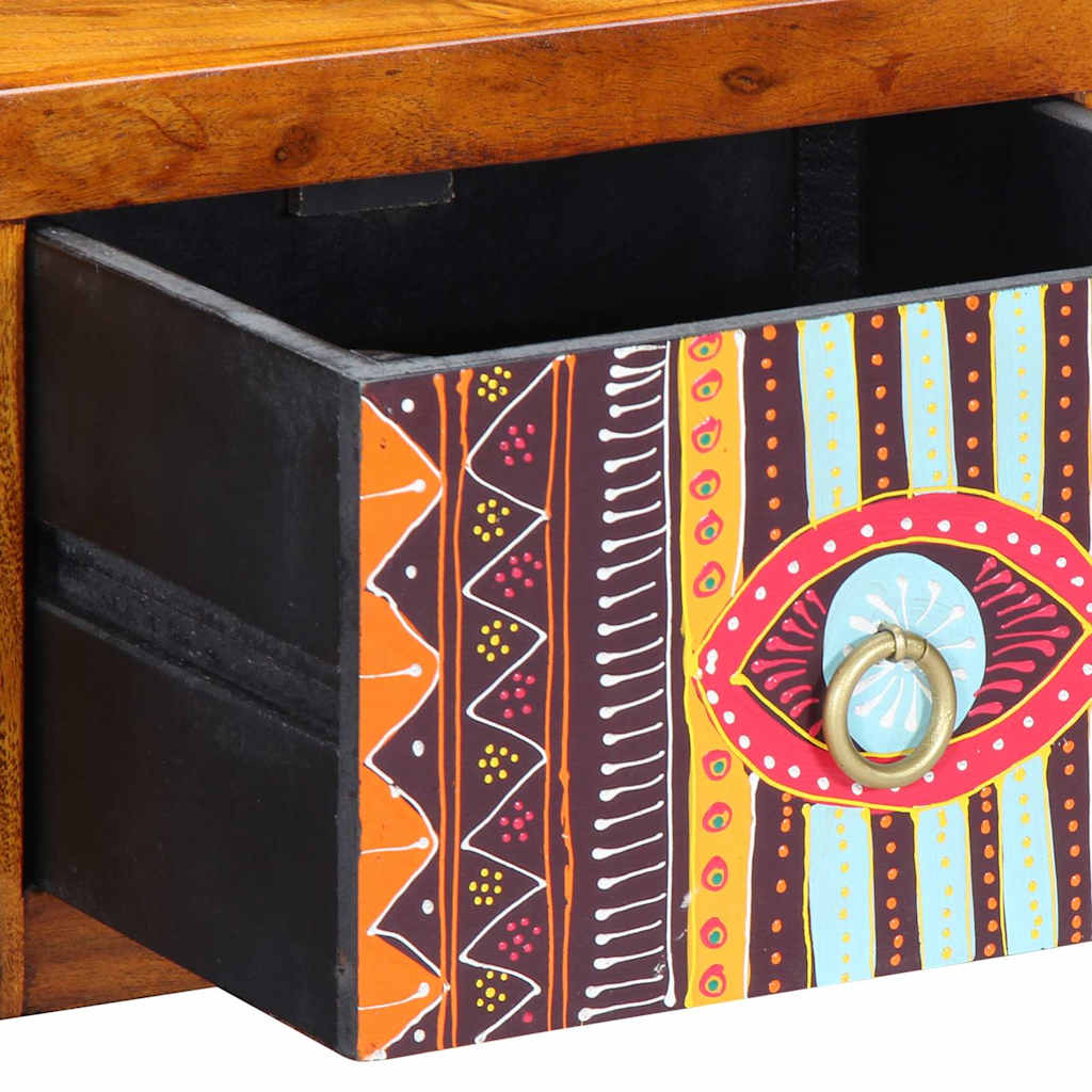 vidaXL Armadio da Notte con cassetto Marrone 35 x 30 x 22 cm