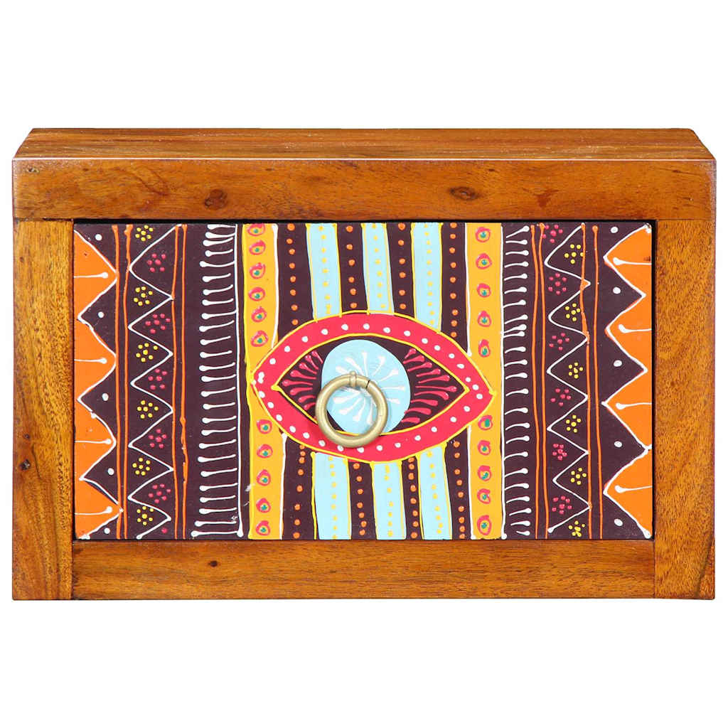 vidaXL Armadio da Notte con cassetto Marrone 35 x 30 x 22 cm