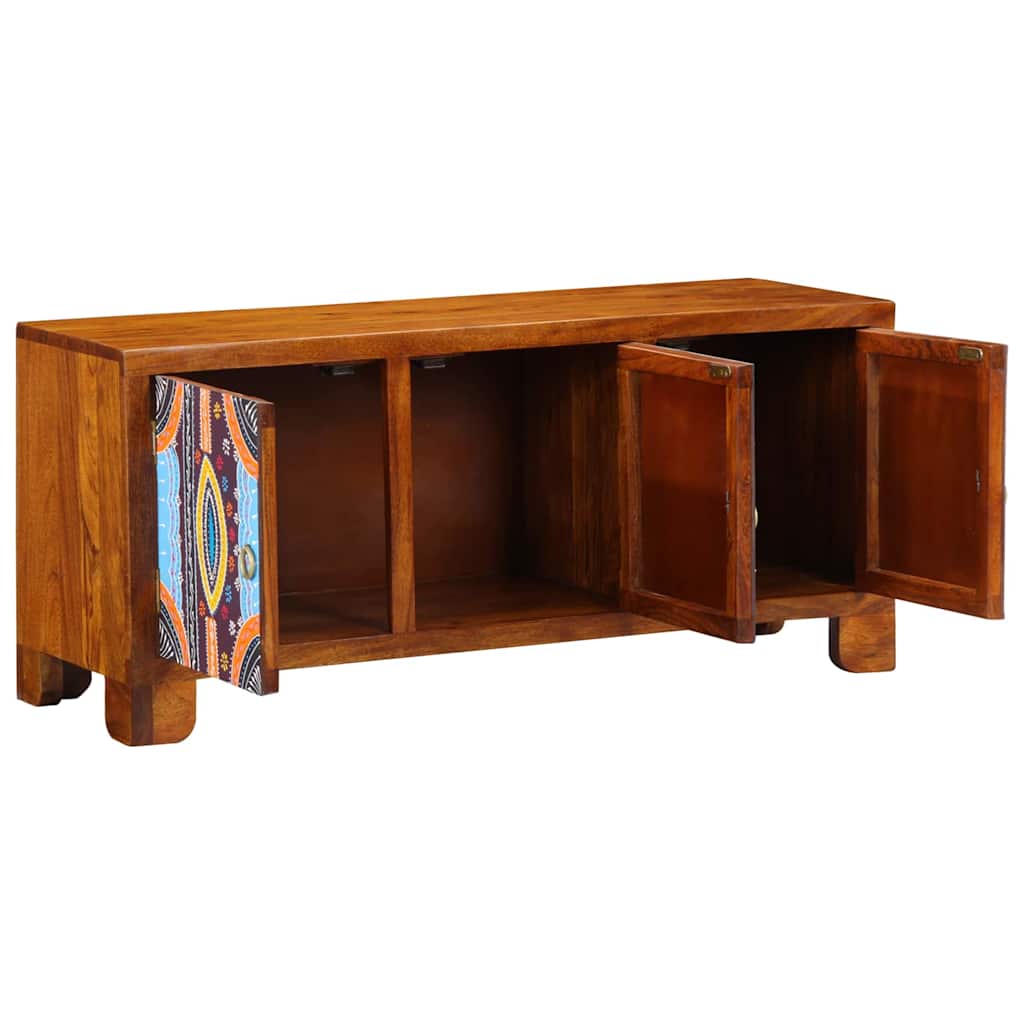 Panca per scarpe marrone ambrato 100 x 35 x 45 cm 4016526