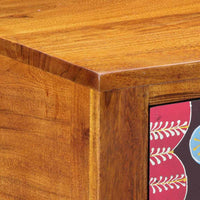 Porta telefono Marrone 35 x 35 x 75 cm Legno massello di acacia 4016528