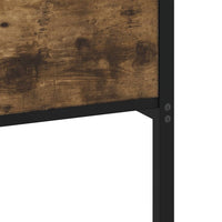 Giroletto senza Materasso-Struttura Letto Rovere Fumo 140x190 cm in Truciolato 606676