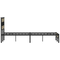 Giroletto senza Materasso-Struttura Letto Rovere Sonoma 120x190cm in Truciolato 820919