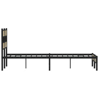 Giroletto senza Materasso-Struttura Letto Rovere Sonoma 120x200cm in Truciolato 799193