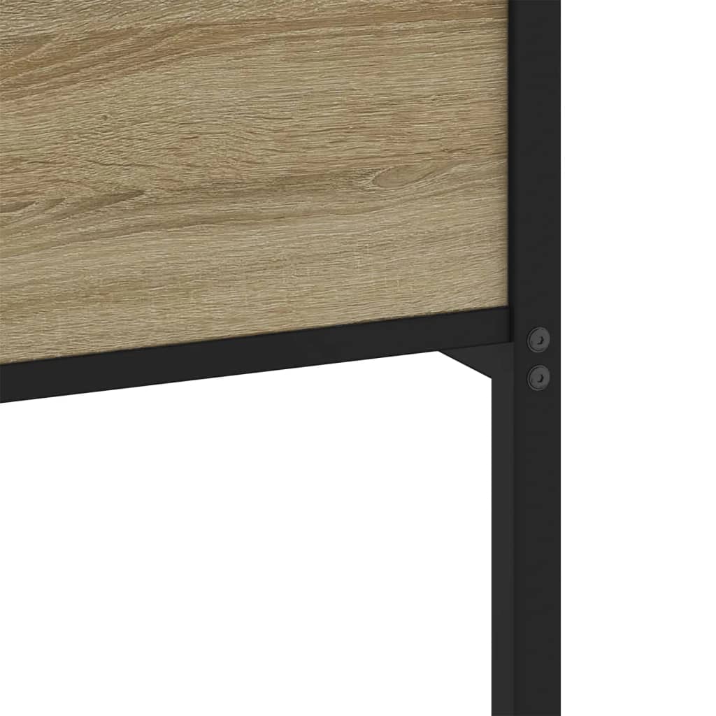 Giroletto senza Materasso-Struttura Letto Rovere Sonoma 140x200cm in Truciolato 684351