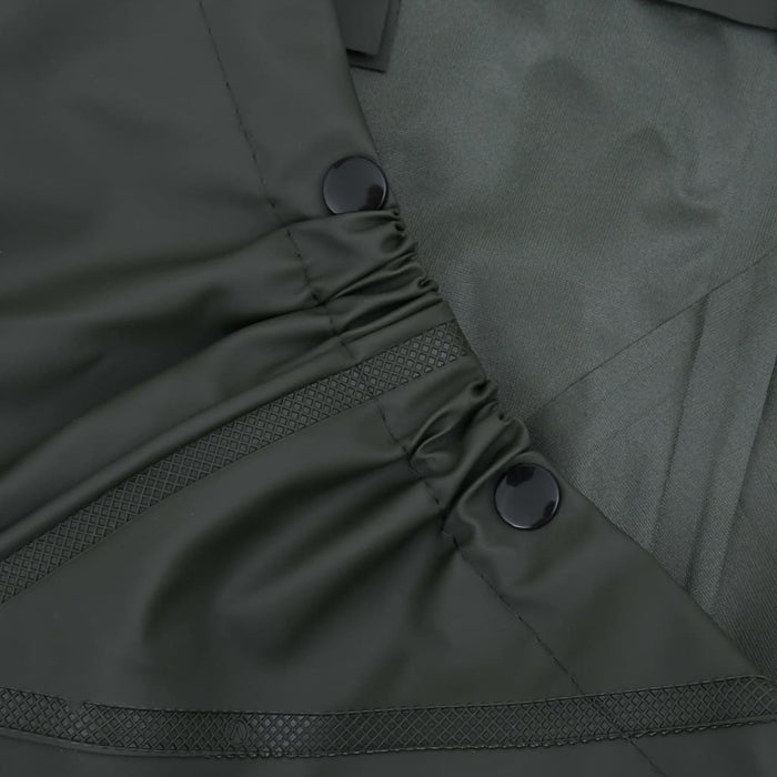 Wader da Pesca con Pettorina e Stivali Verde Scuro Taglia 40 4016974