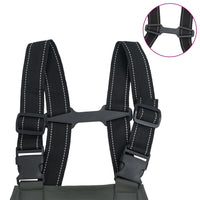 Wader da Pesca con Pettorina e Stivali Verde Scuro Taglia 42 4016976