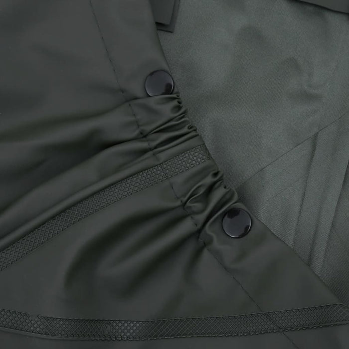 Wader da Pesca con Pettorina e Stivali Verde Scuro Taglia 44