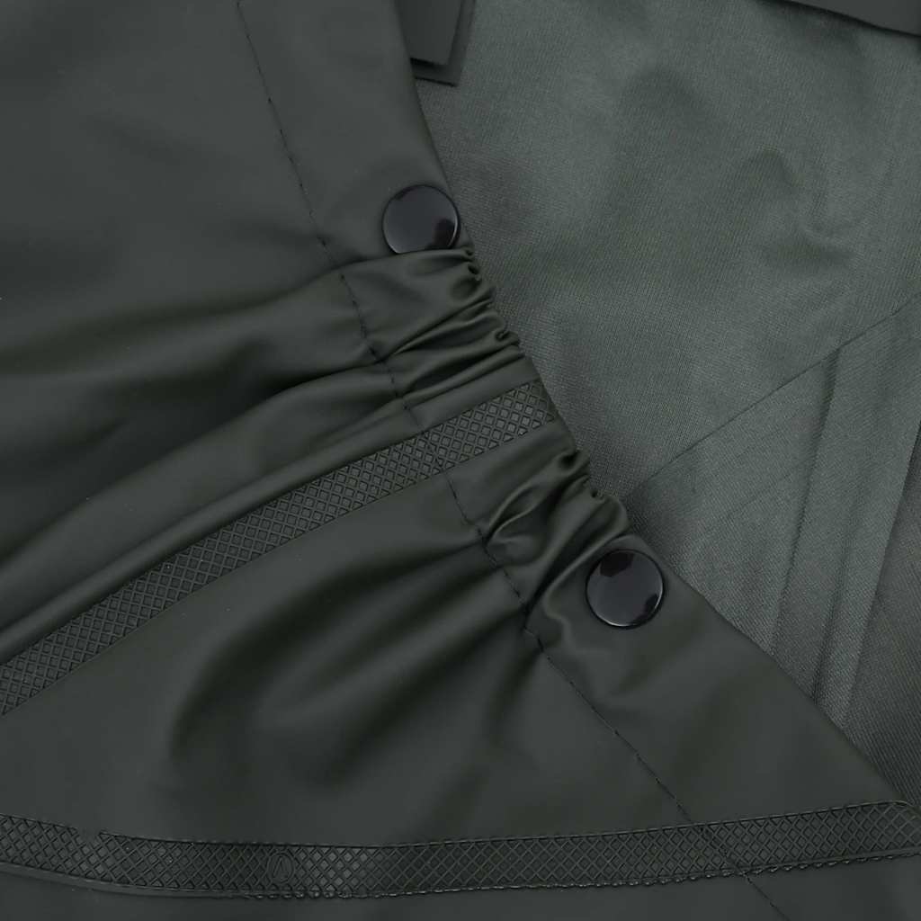 Wader da Pesca con Pettorina e Stivali Verde Scuro Taglia 45 4016979