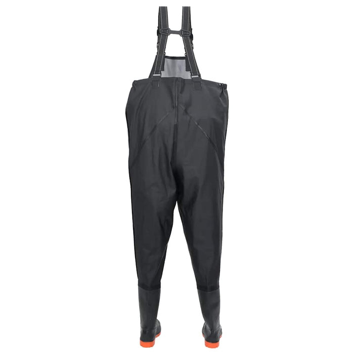 Wader da Pesca con Pettorina e Stivali Nero Taglia 42 4016985