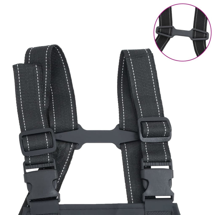 Wader da Pesca con Pettorina e Stivali Nero Taglia 44 4016987