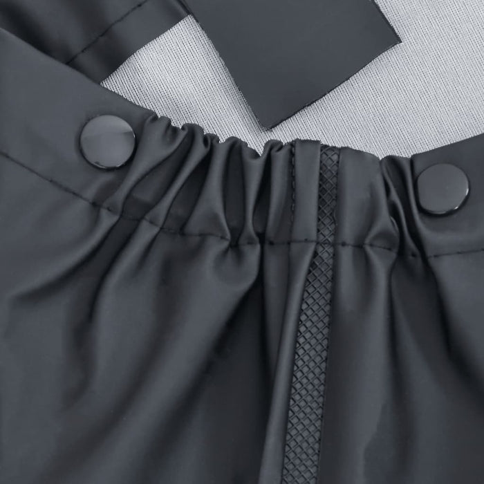 vidaXL Wader da Pesca con Stivali Nero Taglia 46