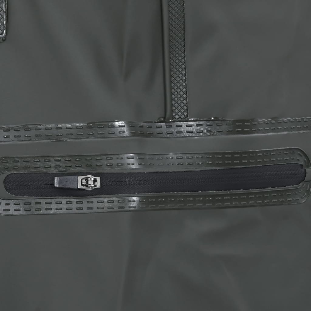 vidaXL Wader con Stivali e Cintura Verde Scuro Taglia 42