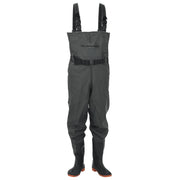 vidaXL Wader con Stivali e Cintura Verde Scuro Taglia 44