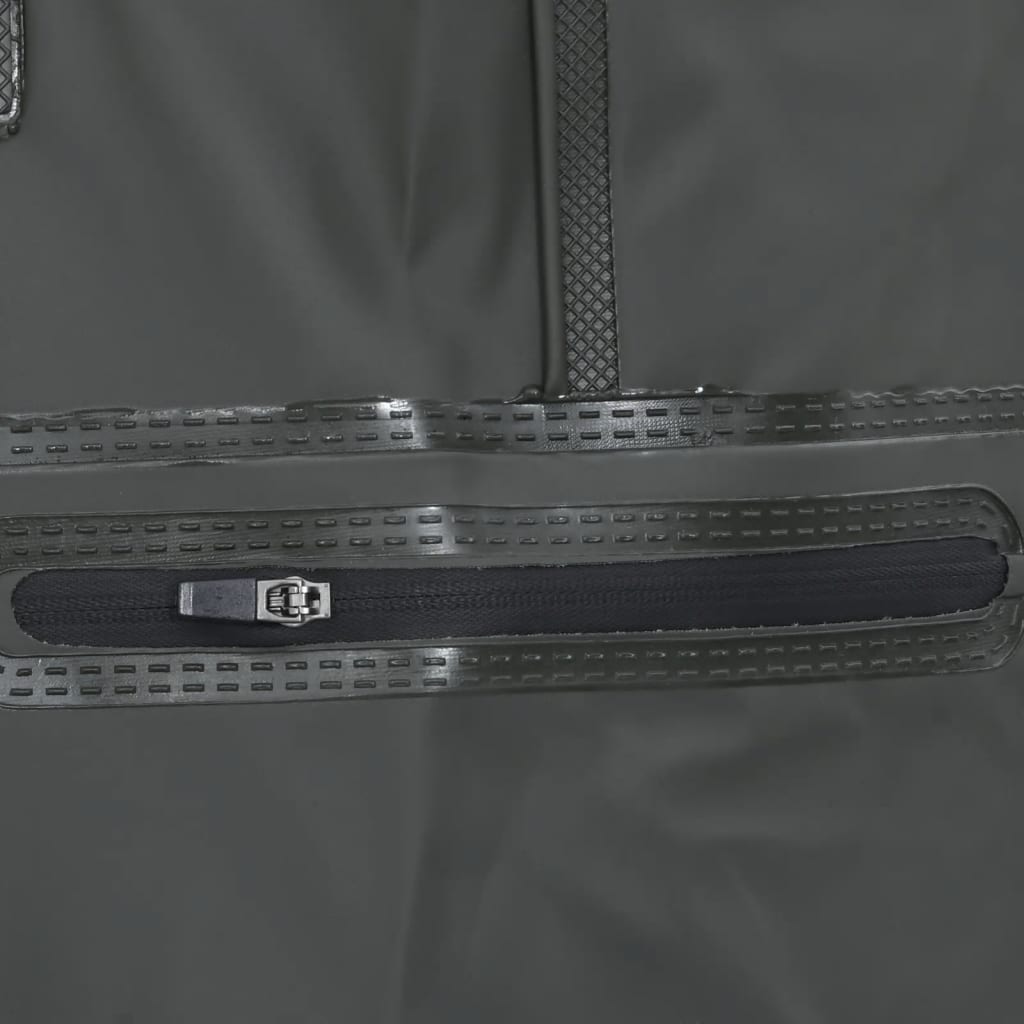 vidaXL Wader con Stivali e Cintura Verde Scuro Taglia 45