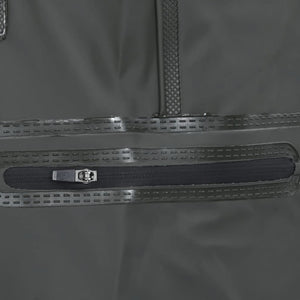 vidaXL Wader con Stivali e Cintura Verde Scuro Taglia 45