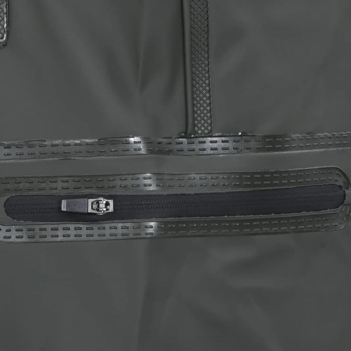 vidaXL Wader con Stivali e Cintura Verde Scuro Taglia 45