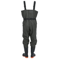 Wader con Stivali e Cintura Verde Scuro Taglia 46