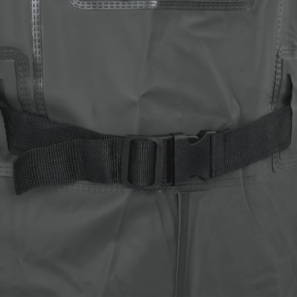 Wader con Stivali e Cintura Verde Scuro Taglia 46