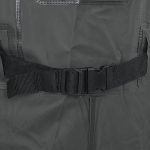 Wader con Stivali e Cintura Verde Scuro Taglia 46