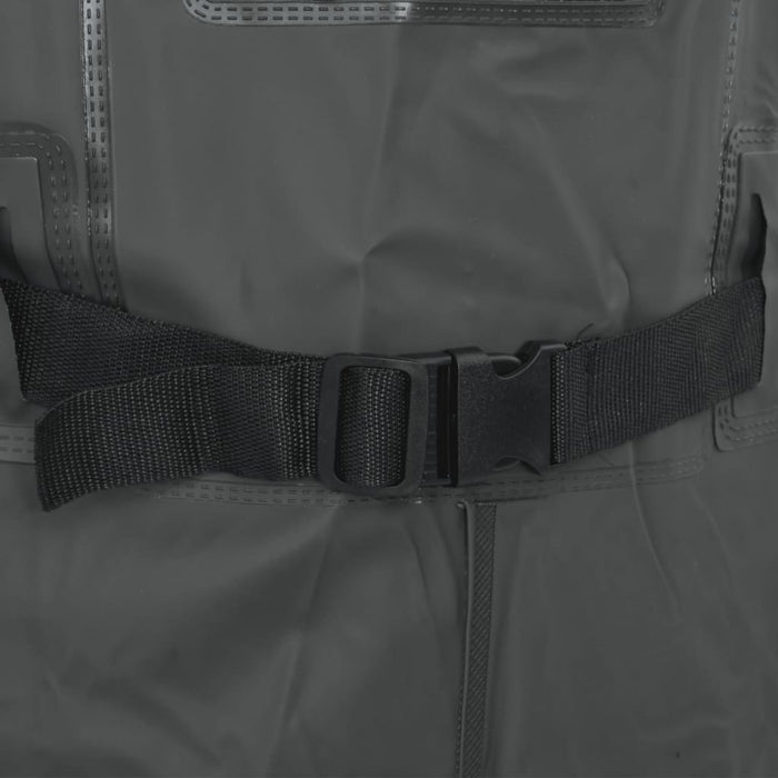 Wader con Stivali e Cintura Verde Scuro Taglia 46