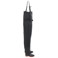 Wader con Stivali e Cintura Nero Taglia 38