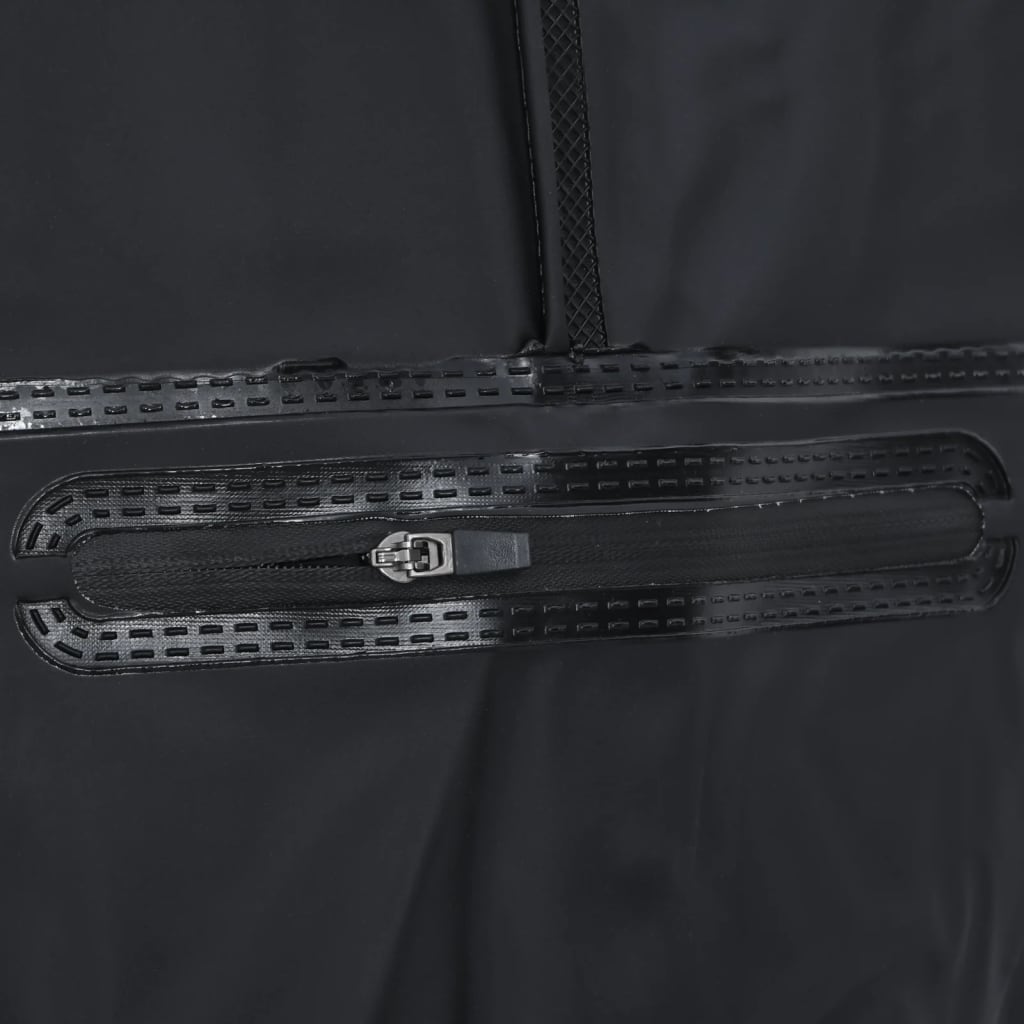 vidaXL Wader con Stivali e Cintura Nero Taglia 40