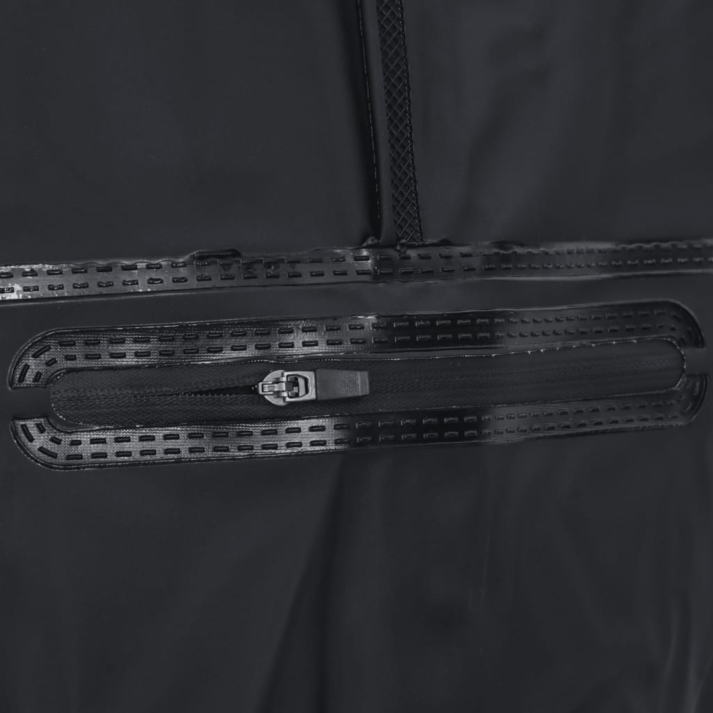 vidaXL Wader con Stivali e Cintura Nero Taglia 41