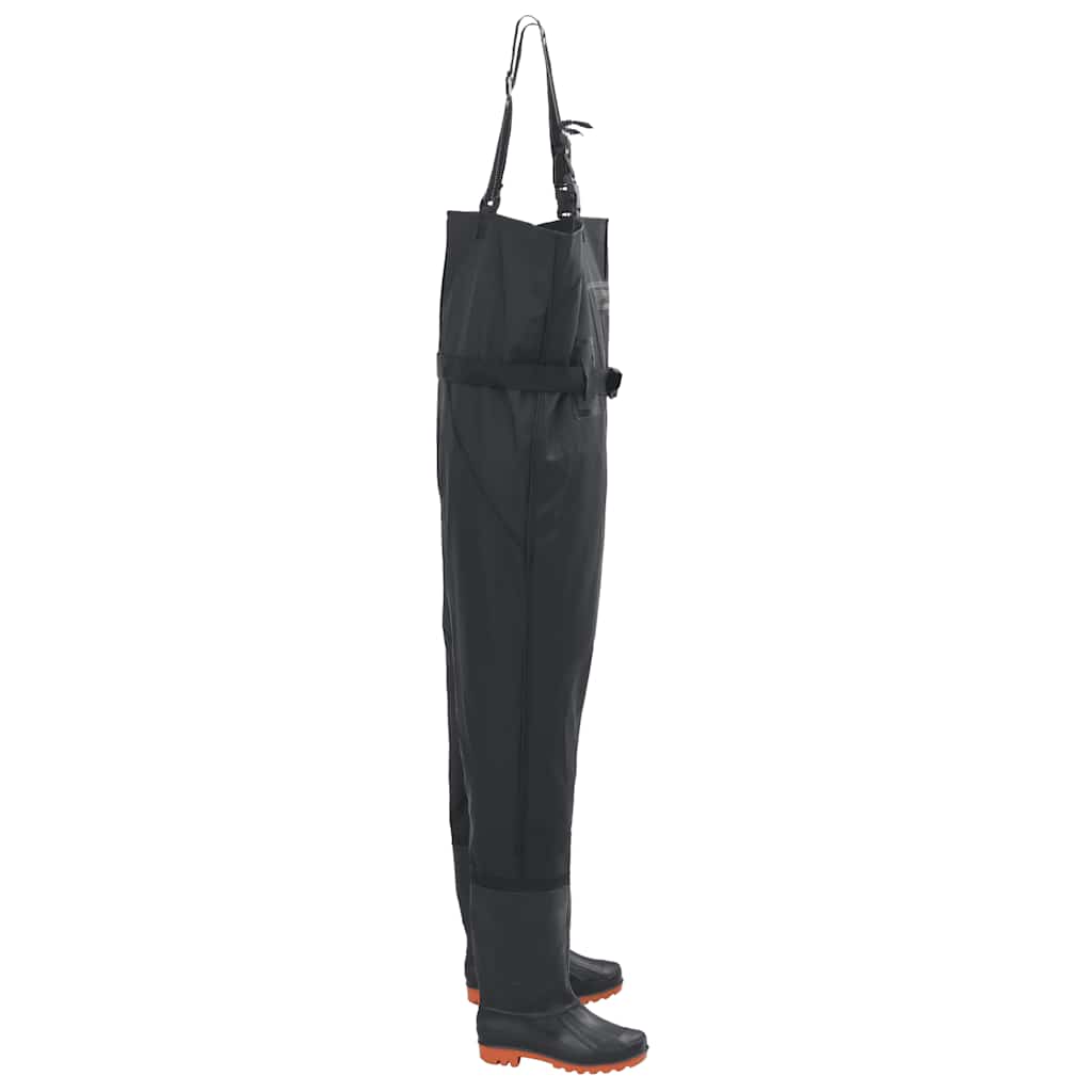 Wader con Stivali e Cintura Nero Taglia 42 4017003
