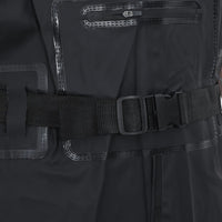 vidaXL Wader con Stivali e Cintura Nero Taglia 42