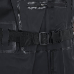 Wader con Stivali e Cintura Nero Taglia 44