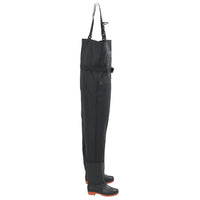 Wader con Stivali e Cintura Nero Taglia 46