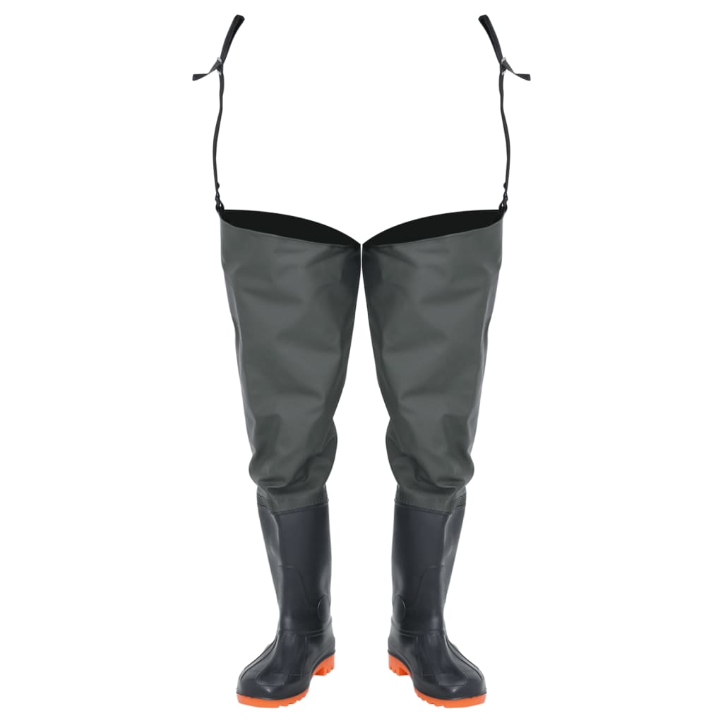 vidaXL Waders Verde Scuro Misura 40