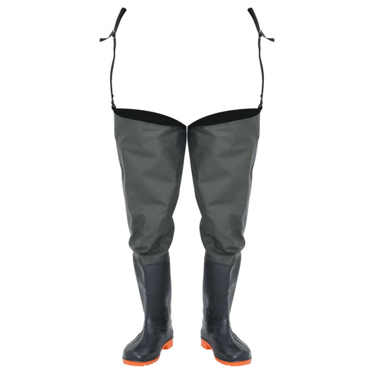 vidaXL Waders Verde Scuro Misura 40