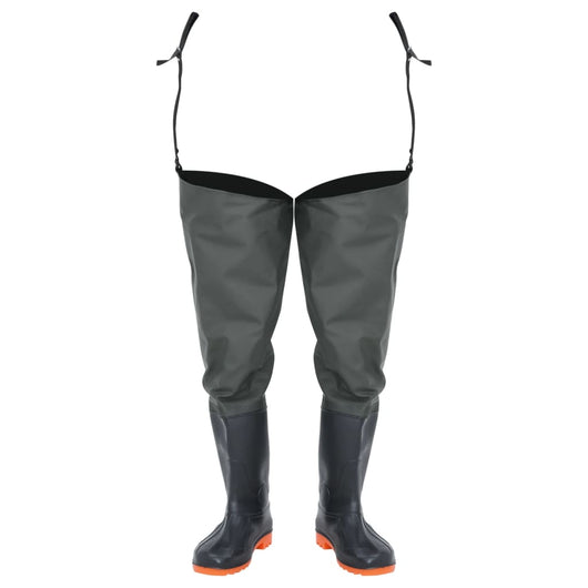 vidaXL Waders Verde Scuro Misura 41