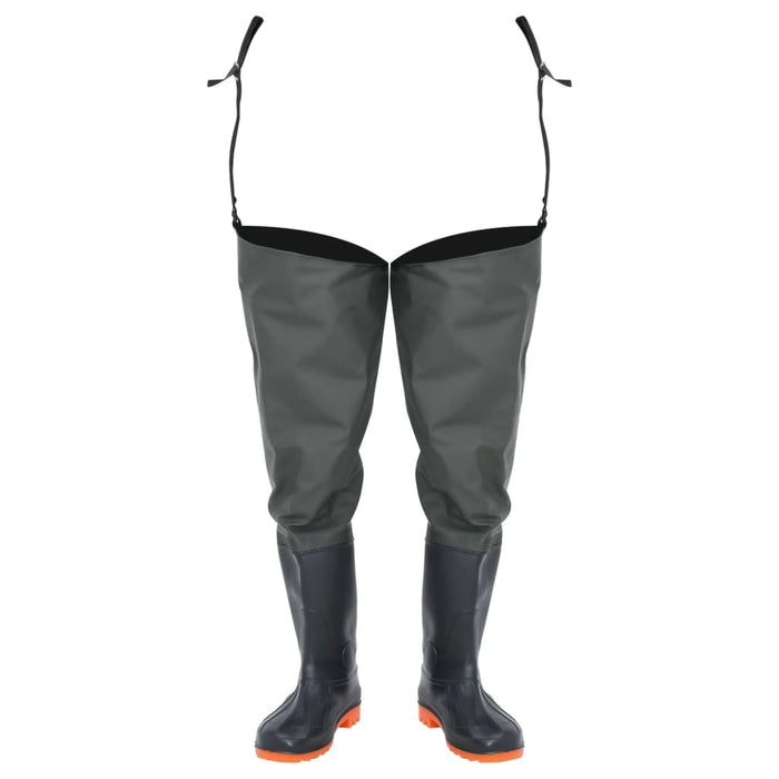 vidaXL Waders Verde Scuro Misura 41