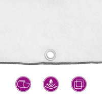 Telone Trasparente con Occhielli 2x8 m in Polietilene