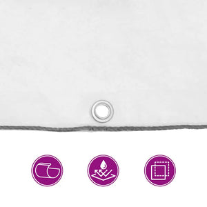 vidaXL Telone Trasparente con Occhielli 3x4 m in Polietilene