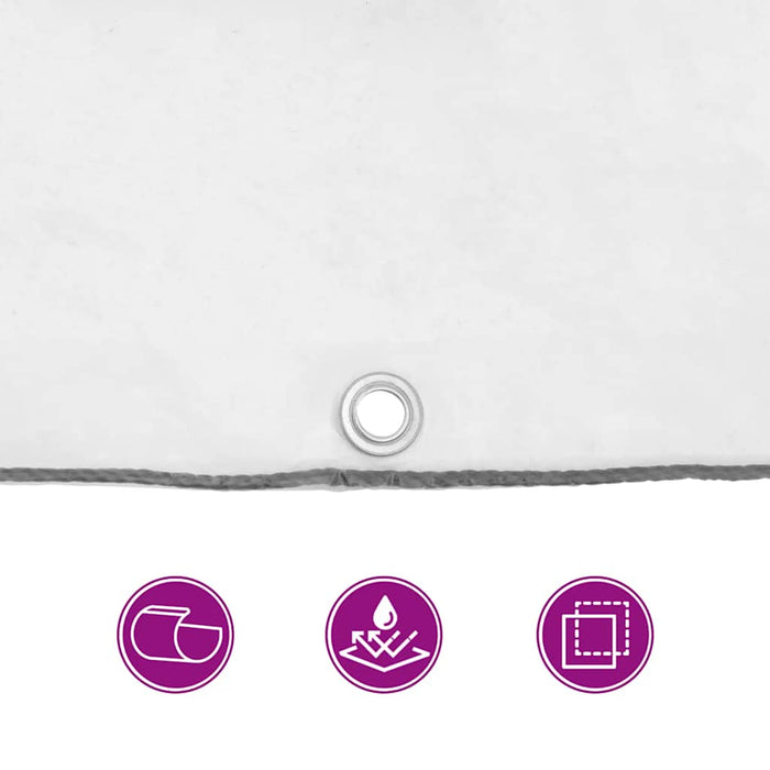 Telone trasparente con occhielli 3x4 m in polietilene 4018512