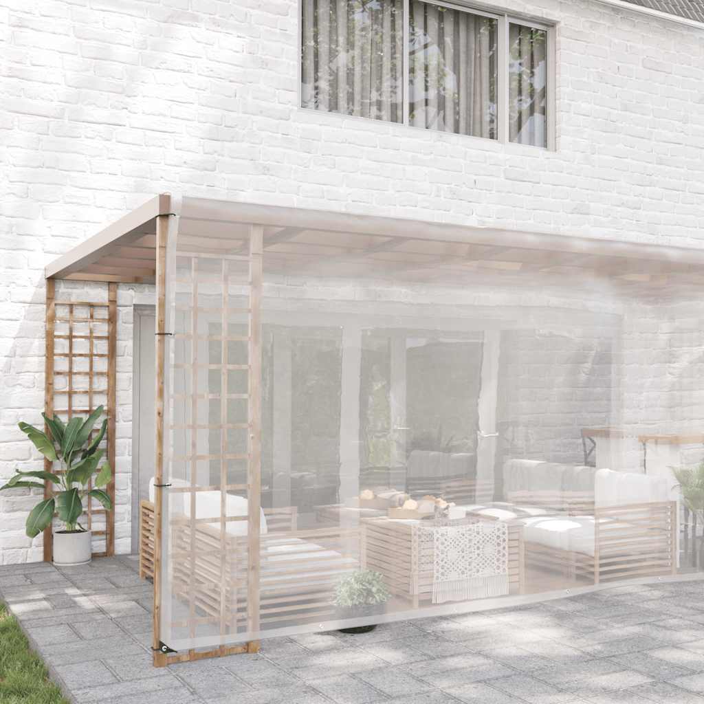 Telone Trasparente con Occhielli 6x12 m in Polietilene 4018532