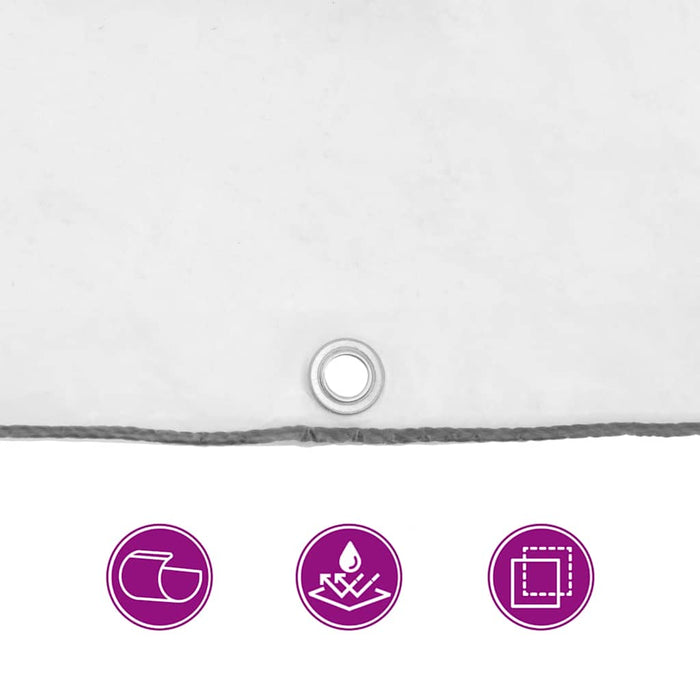 vidaXL Telone Trasparente con Occhielli 6x12 m in Polietilene