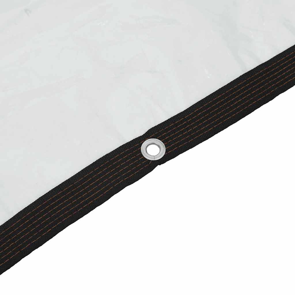 vidaXL Telone Trasparente con Occhielli 3x8 m in Polietilene