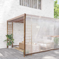 Telone Trasparente con Occhielli 8x10 m in Polietilene 4018578