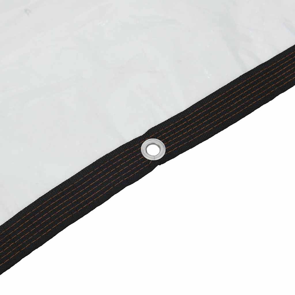 vidaXL Telone Trasparente con Occhielli 8x10 m in Polietilene