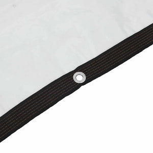 vidaXL Telone Trasparente con Occhielli 8x10 m in Polietilene