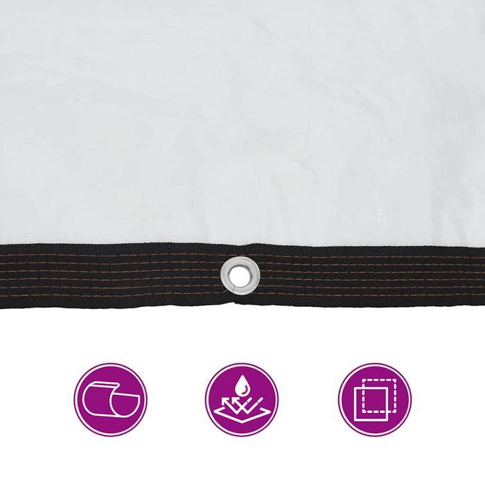 Telone Trasparente con Occhielli 12x12 m in Polietilene 4018582