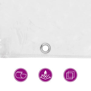 Telone Trasparente con Occhielli 1x6 m in PVC 4018587