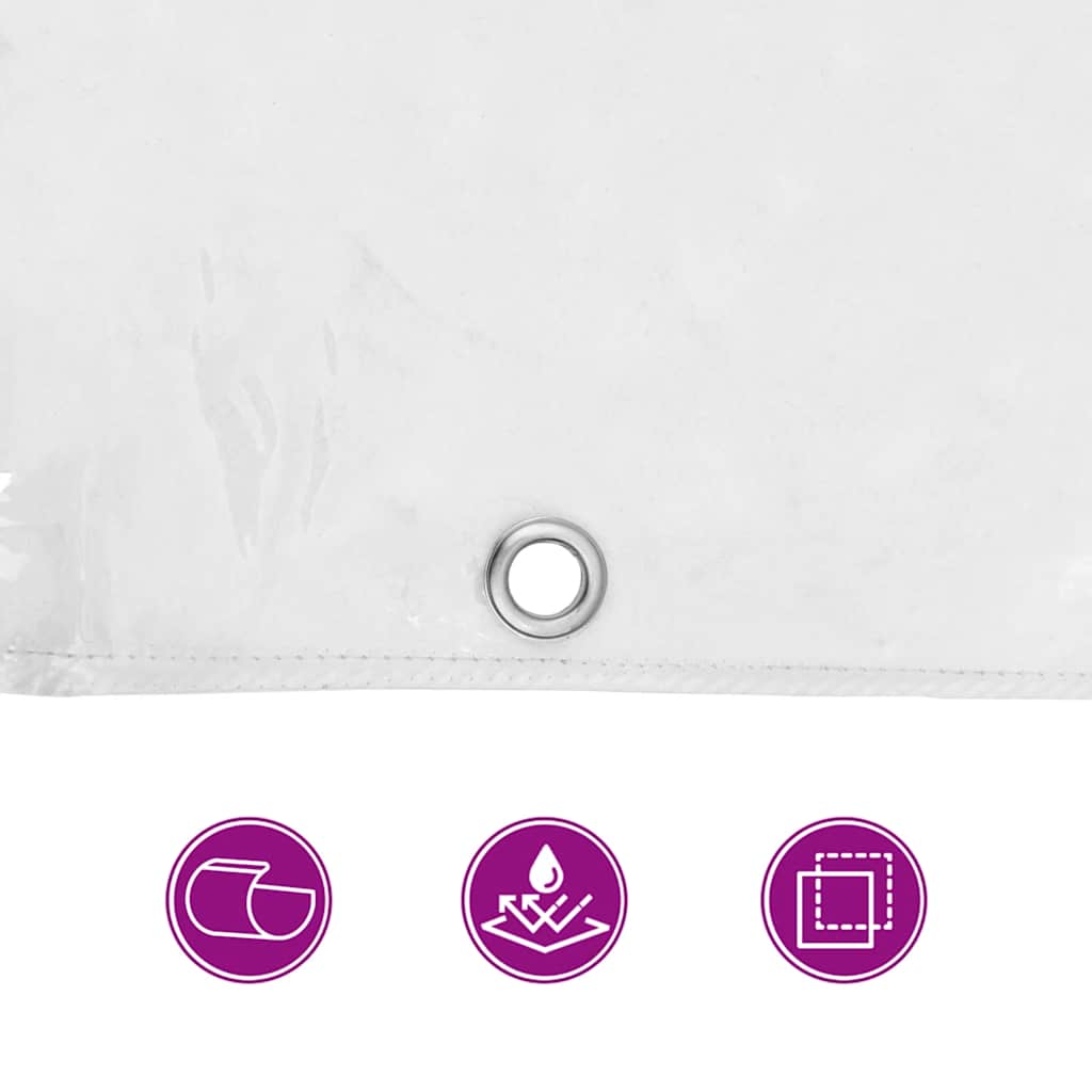 Telone Trasparente con Occhielli 3x5 m in PVC 4018601