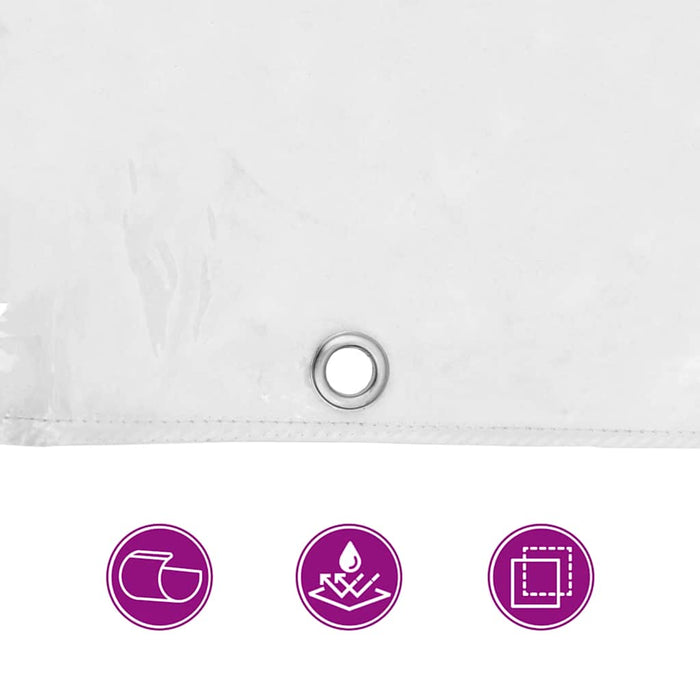 Telone Trasparente con Occhielli 3x5 m in PVC 4018601