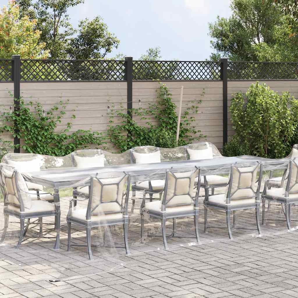 Telone Trasparente con Occhielli 4x8 m in PVC 4018609