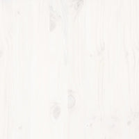 vidaXL Letto senza Materasso Bianco 180x200 cm Legno Massello di Pino